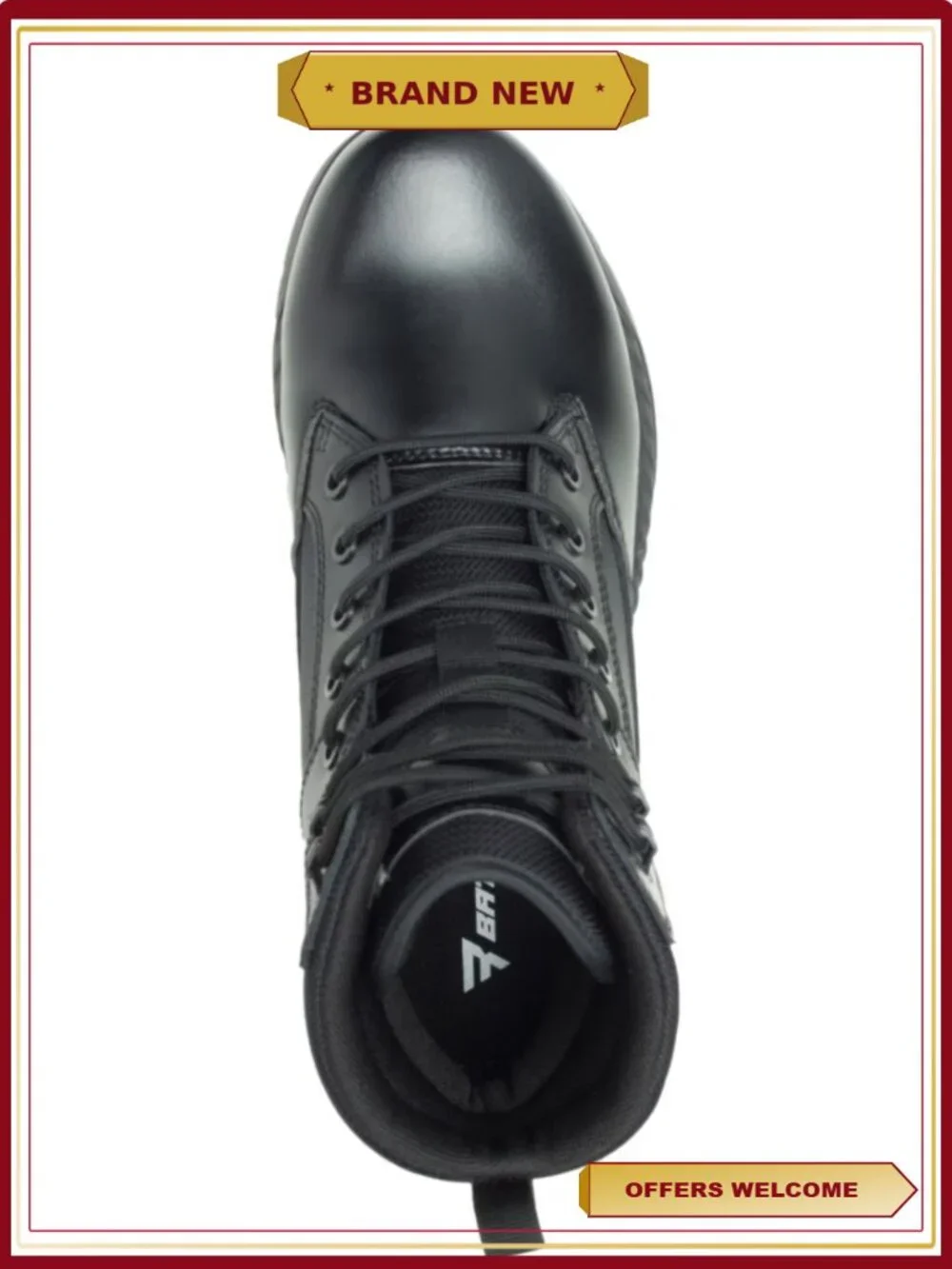 Tactical Boots Lightweight Athletic Wedge Platform Full Rubber Outsole